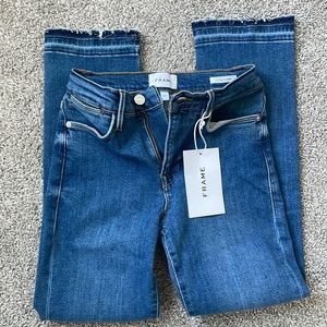 Frame - Le High Straight-Leg Jeans (size 27)